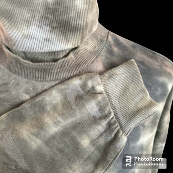 Young Fabulous & Broke Asymmetrical Turtleneck Sweatshirt Mini Dress Siz… - Picture 6 of 7